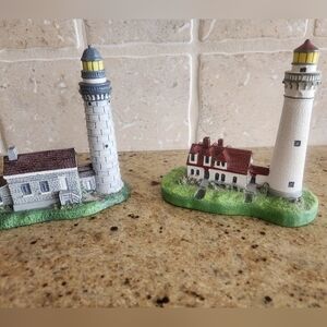 Two Wisconsin Spoontiques Lighthouses